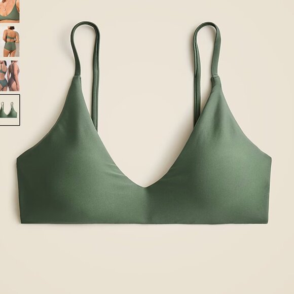 J. Crew Lana bikini top in Classic Sculpt Size Large - Picture 3 of 7